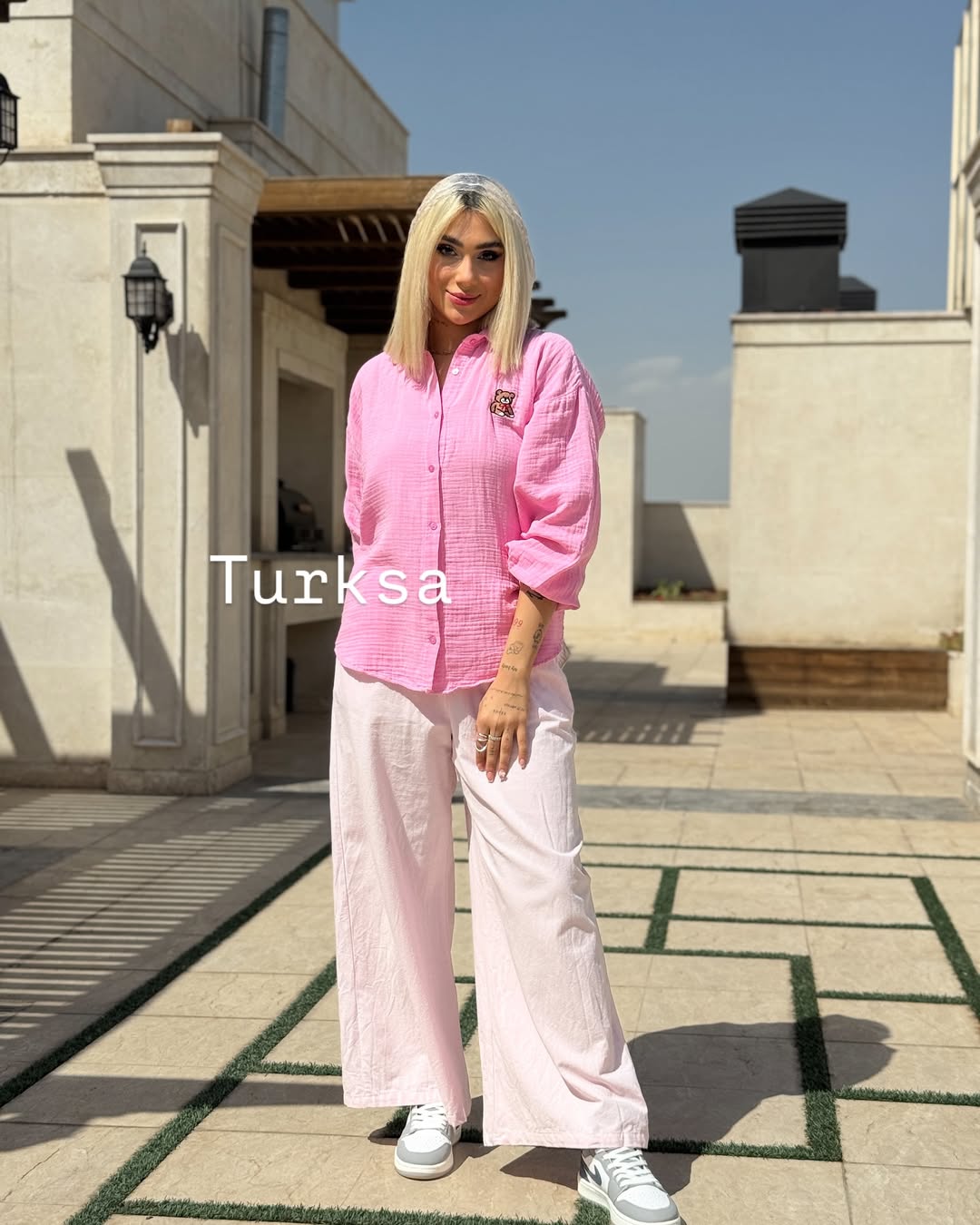 شومیز نخی پفکی