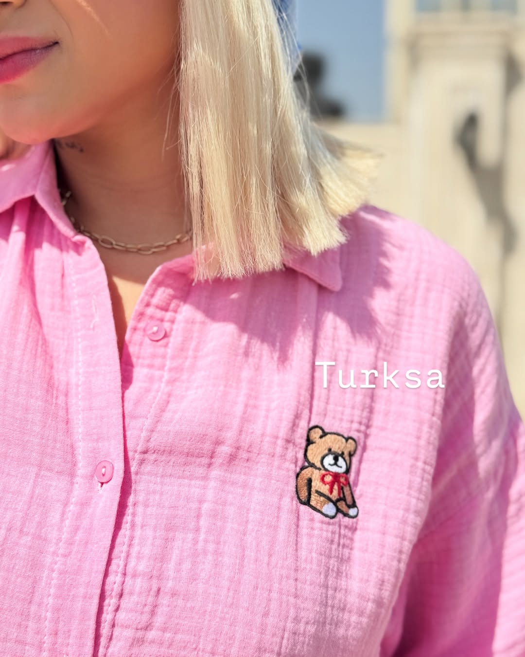 شومیز نخی پفکی