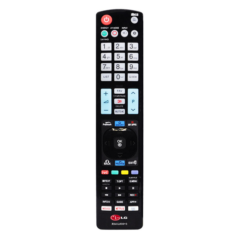 ریموت کنترل تلویزیون ال جی مدل RM-L930+3