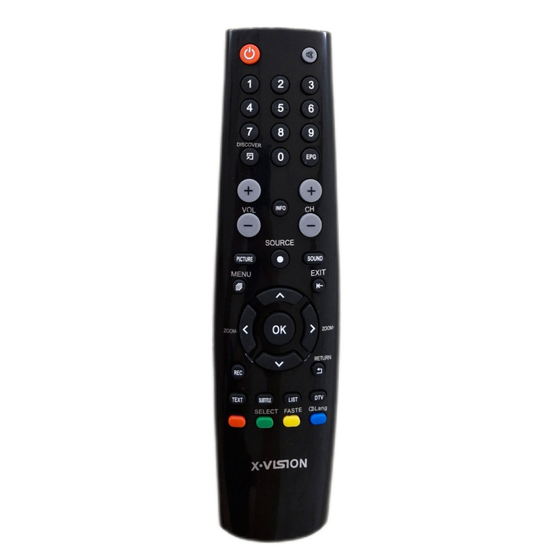 ریموت کنترل تلویزیون ایکس ویژن مدل 332
