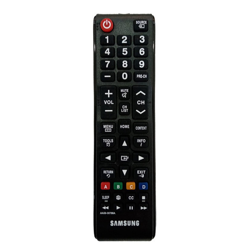 ریموت کنترل تلویزیون سام مدل AA59-00786a به همراه باتری نیم قلمی