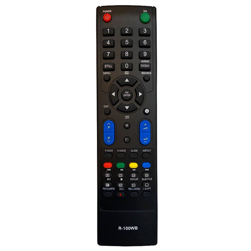 ریموت کنترل تلویزیون مدل 100WB دوو