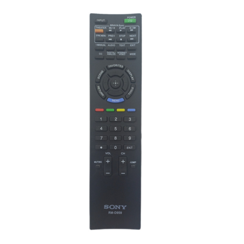 ریموت کنترل تلویزیون مدل ak876543 سونی