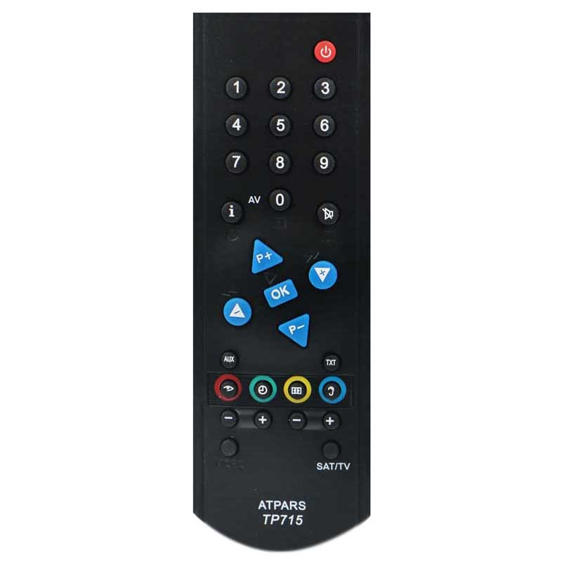 ریموت کنترل تلویزیون مدل TP715 پارس